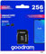 Goodram 256GB M1AA Micro Card High Speed Class 10 Memory Card with Adapter and UHS-I Interface Read Speed up to 100MB/s Write Speed from 10MB/s 256GB
