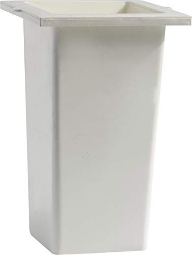 Portafiori interno in plastica per vaso da cimitero H. 20,2 L. 13x13 cm. art. P46