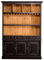 Casa Padrino Landhausstil Barschrank Antik Schwarz/Naturfarben 150 x 35 x H. 210 cm - Landhausstil Möbel