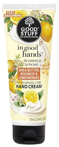Good Stuff In Good Hands Lemon Grass Rooibos and Ginger Hygiene Moisturising Hand Cream 75ml