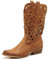 IF Fashion Cowboy Western Scarpe da Donna Stivali Stivaletti Punta Camperos Texani Etnici 629 camel N.36