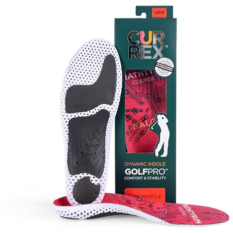 CURREX GolfPro - Swing Precision fino a 18 fori grazie alle scarpe da golf perfettamente aderenti, progettate per fornire un comfort schiacciante e ridurre la fatica