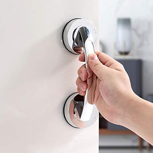 KAFENDA Maniglie per porte e finestre in vetro di grandi dimensioni, porte scorrevoli per bagni, armadi, armadi, ventose, maniglie antitraccia, maniglie assorbenti non porose