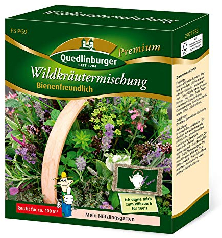 Quedlinburger 2971783 Wildkräuter (100 g) (Wildblumensamen)
