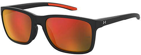 Under Armour Unisex Ua 0005/s Sunglasses, Black/Red Multi, 58