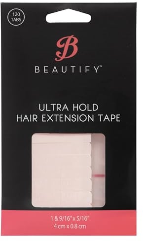 Walker Tape Ultra Hold Tape Tabs Hair Extension - Band Schweißband 1 & 9/16'' x 5/16'' (4 cm x 0,8 cm) 120 Stück