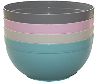 Emeco Lot de 3 bols ronds en plastique de 8 l - Saladier XXL