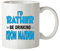 FoxyPrinting I'd Rather Be Drinking Iron Maiden Personalised Adult Office Mug