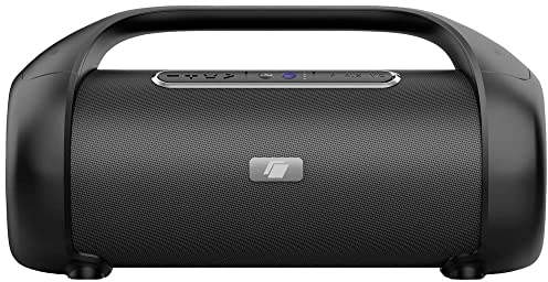 Caliber Enceinte Bluetooth Puissante - avec USB Chargeur - Haut-Parleur Bluetooth - Enceinte Portable avec Lumière LED - Autonomie 22h - Noir