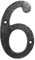 UAP House Numbers - 4 Inch Black Iron Door Numbers Screw Fix For Front Door, Rustic Address Number Screw On For Doors And Gates, Made of Solid Cast Iron (Number 6)