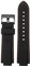 For Herren for Timex for E-tide Compass for T2N720 for T2N721 for TW2T76300 Wasserdichtes Armband aus weichem Silikonkautschuk (Color : Black orange black, Size : 24-16mm)