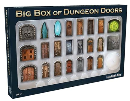 Loke Battlemats Big Box of Dungeon Doors