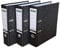 Eastlight A4 Lever Arch Files Black & White Pack of 3