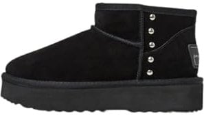 Pepe Jeans Dissy Metal W, Stivali Donna, Nero, 43 EU