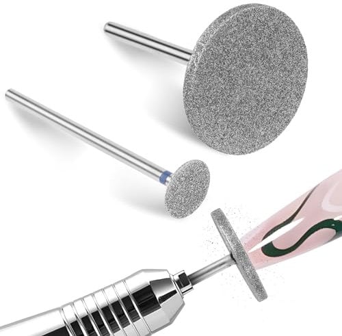 JIEYAO Lot de 2 disques de ponceuse à ongles professionnels - Pour salon de manucure, pédicure, retrait du gel, acrylique, cuticules