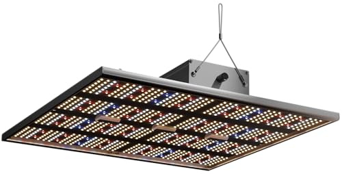 Caluma LED Grow Lampe Force 240 W – Vollspektrum Pflanzenlampe mit laborgeprüften 2,7 µmol/J – für Wachstum & Blüte – leise, effizient, Plug & Play – ideal für 80×80 cm bis 100×100 cm