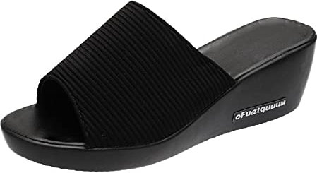 Sandali Donna Inblu Sandali Donna Eleganti Pianta Larga Ciabatte Comode Donna Riposanti Estive Pantofole Estive Anziani Sandali Donna Tacco Scarpe Con Zeppa Ciabatta Mare