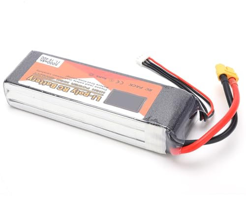 11,1 V 5000 MAh 40 C 3S Lipo-Akku mit XT60-Stecker, Wiederaufladbarer Akku RC-Renndrohne, Zuverlässige Stromquelle Ihr Hobby ﻿