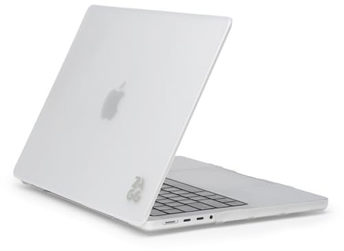ZAGG MacBook Protection Snap-On, Zweiteilige Hartschalenhülle für MacBook Pro (M2/M1&2020) [13-Inch], vollständig belüftet, leicht zugänglich, schlank, leicht, rutschfest, Kratzfest (Transparent)