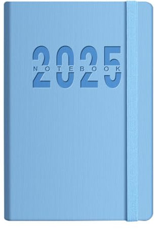 2025 PU Leather Planner Notebook, A5 Event Planner Notepad, Multipurpose Note Book for Work, Business Planner Notepad, Professional Work Schedule Notebook, PU Leather A5 Planner