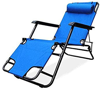SJHDHDA Klappstuhl, Liegestuhl für Büro, Strandstuhl mit Armlehne, Verstellbarer Lounge-Sessel, atmungsaktiver Stoff Learned extensively