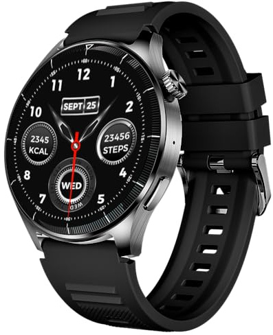 Beafon Smartwatch 301, Bluetooth Smartwatch, 1,45“ (3,68cm) Display, Sprachassistent, IP67, Nachrichtenanzeige, Sport Mode 100+, Fitness Mode, Blutdruck,