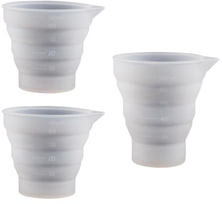 FunnAura 3 Pcs Dosing Ball for Liquid Detergent, 50 ml 100 ml Foldable Silicone Laundry Dosing Ball