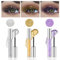 RYMAUP Mascara con brillantini in 3 colori, impermeabile, a lunga durata, scintillante, mascara diamantata argento-oro viola per ciglia, feste, matrimoni