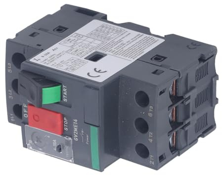 Démarreur de moteur manuel CA 690 V avec protection contre les surcharges, moteur magnétique thermique, disjoncteur, support de rail