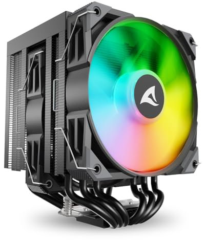 Sharkoon A60 Schwarz, RGB, CPU-Kühler