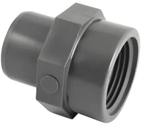 Embout PVC pression à coller mâle 40 mm, femelle à visser 33x42