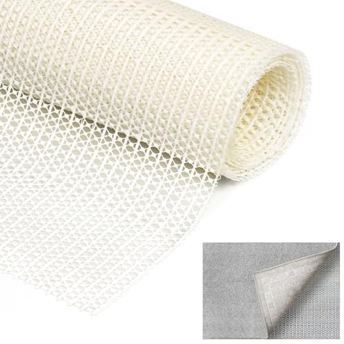 Vicloon Antirutschmatte, 180 x 120cm Antirutschmatte für Teppich, PVC Antirutschunterlage Mehrzweck, Schneidbar Teppichunterlage rutschfest, Teppich Antirutschunterlage für Schublade, Auto, Kofferraum