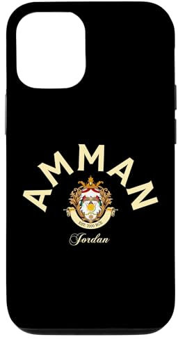 Amman Jordan Capital Jordanian Gift, Flag Of Jordan Case for iPhone 12/12 Pro