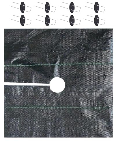 Rasenstoff | Grasschutzstoff, mit Bodennägeln, Obstbaumabdeckung für Kunstrasen, Hangerosion, landwirtschaftliche Terrasse, Kies, Wege, Gemüse, Blumenbeete