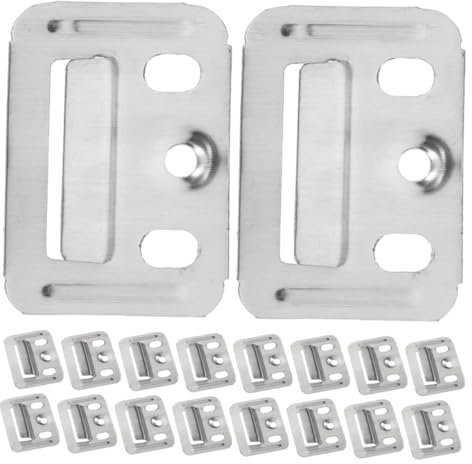 CLISPEED 100 Stück Wandpaneel Befestigungsclips aus Integrierte Wandpaneel Klammern für Möbel Langlebige Fixierungen für Holzfaserplatten für Renovierungen