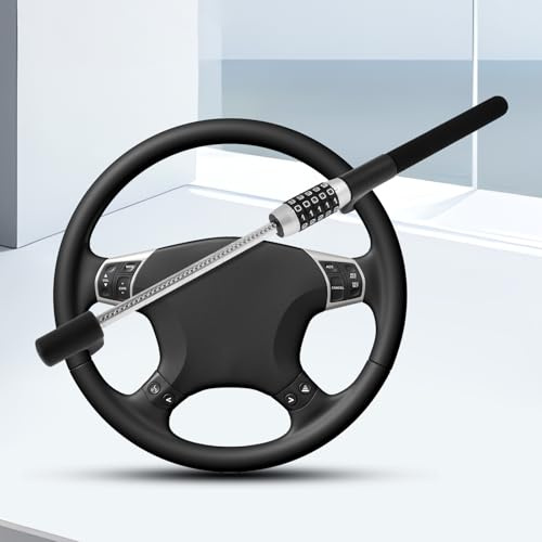 Lenkradkralle mit Zahlenschloss mit 5-Stelligen Code 100000 Arten Lenkradschloss Parkkralle Radkralle Auto Diebstahlschutz Lenkradsperre Auto für Van Auto Suv Lkw Lkw Schwere Auto Auto Sicherheit