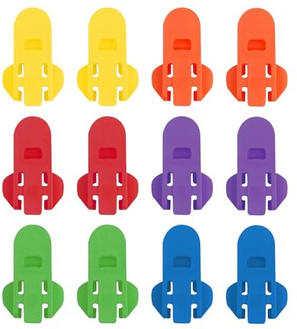 12 Pcs Plastic Easy Can Opener, Ring Pull Can Opener Aid, Leakproof Can Top Ring Pull Opener Tool for Coke, Beer, Drinks, Soda