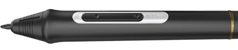 Aumotop Battery-Free Rechargeable Pen with 8192 Levels Pressure for BOSTO Graphics Monitor, Drawing Tablet Stylus Pen, 20pcs Nibs (Battery Free)