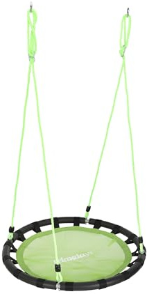 Relaxdays Columpio Nido de Jardín Ajustable para Niños y Adultos hasta 100 kg, Ø80 cm