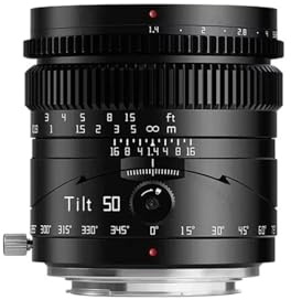 Camera replacement， 50mm F1.4 Tilt Lens Full Frame MF Shift，Compatible For Fuji X RF，Compatible For SONY E Cameras A7 IV A7SIII,For photography(L-Mount)