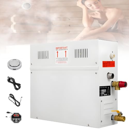 Ofyphth Generatore Vapore per Sauna, Generatore di Vapore di Lusso con Scarico Automatico (3-21 kW) – Ideale per Sauna, Bagno Turco e Spa Domestica o in Hotel (Temperatura 25-55°C). 18KW