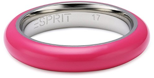 ESPRIT Ring, Esrg11562D,rosa/silberfarben, 53 (16.9)/UK: M