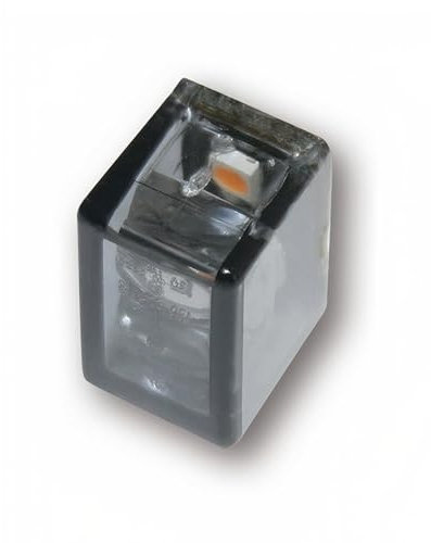 SHIN YO LED Einbaublinkerpaar Micro Cube – 12V 2W – E-Zulassung – Schwarz