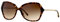 Burberry Unisex BE4193 Sonnenbrille, Mehrfarbig (Gestell: Dunkles Havana, Gläser: braun-verlauf 300213), Large (Herstellergröße: 57)