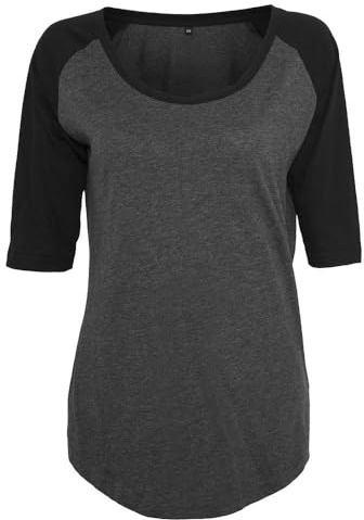 Build Your Brand Damen By022-ladies 3/4 Contrast Raglan Tee T-Shirt (1er Pack)