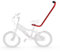 MV-TEK Barra apprendimento Bici Bimbo stabilizzatore (Barre Traino) / Child Bike Riding Learning stabilizing Bar (Towbar Trailer)