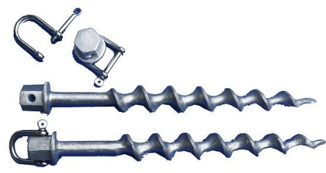 Wurmi 'Profiwurm' m. 2 Edelstahlschäkeln - 2 Stück