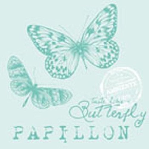 Ambiente Serviette Lunch Papillon Aqua