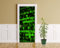 Bilderdepot24 Türtapete Matrix Code 90 x 200 cm - einteilig Türaufkleber Türfolie Türposter - Film Grafik Abstrakt Digital