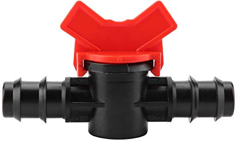 Pssopp Aquarium Wasserdurchflussregelventil, 3/4 Zoll Kunststoff Schlauch Ventil Rohrverbinder